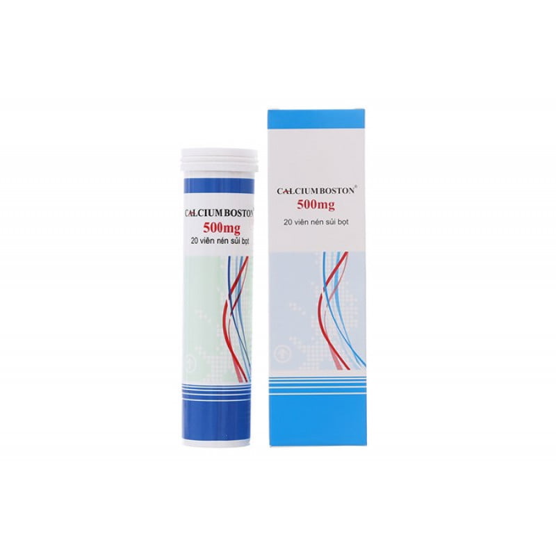 Viên nén sủi bọt Calcium Boston 500mg 